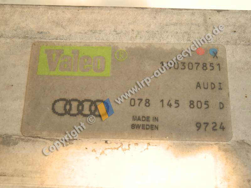 Audi A6 4B Avant original Ladeluftkühler links 078145805D VALEO BJ1997